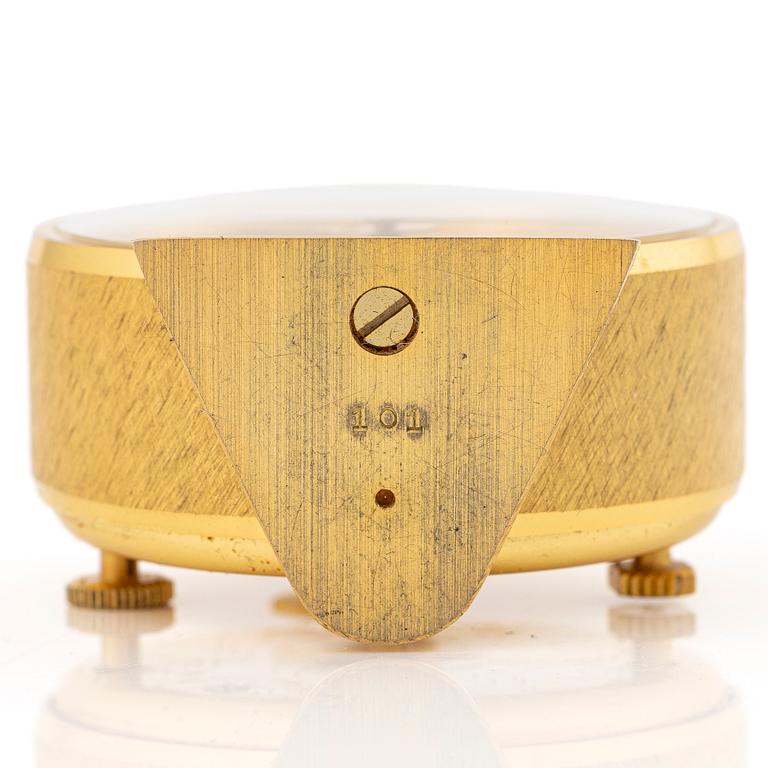 Jaeger-LeCoultre, Recital, travel alarm clock, 75 mm.