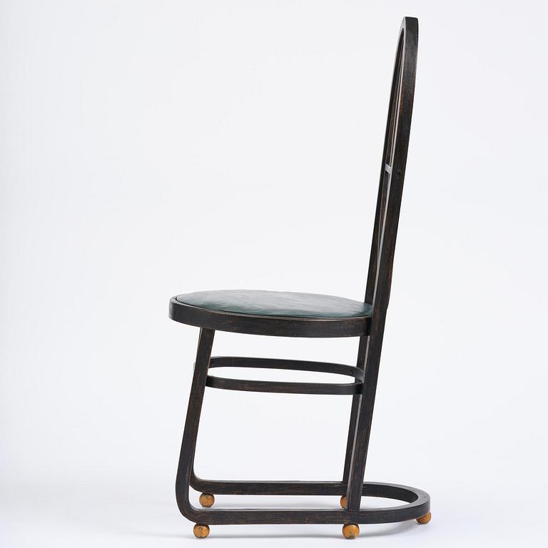 Carl Bergsten, stol, Gemla Leksaksfabrik, Diö, för Konst- och industriutställningen, Norrköping, 1906.