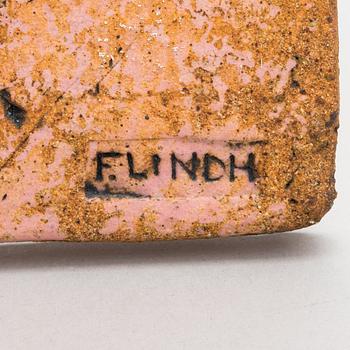 Francesca Mascitti-Lindh, A stoneware relief, signed F. Lindh Arabia.