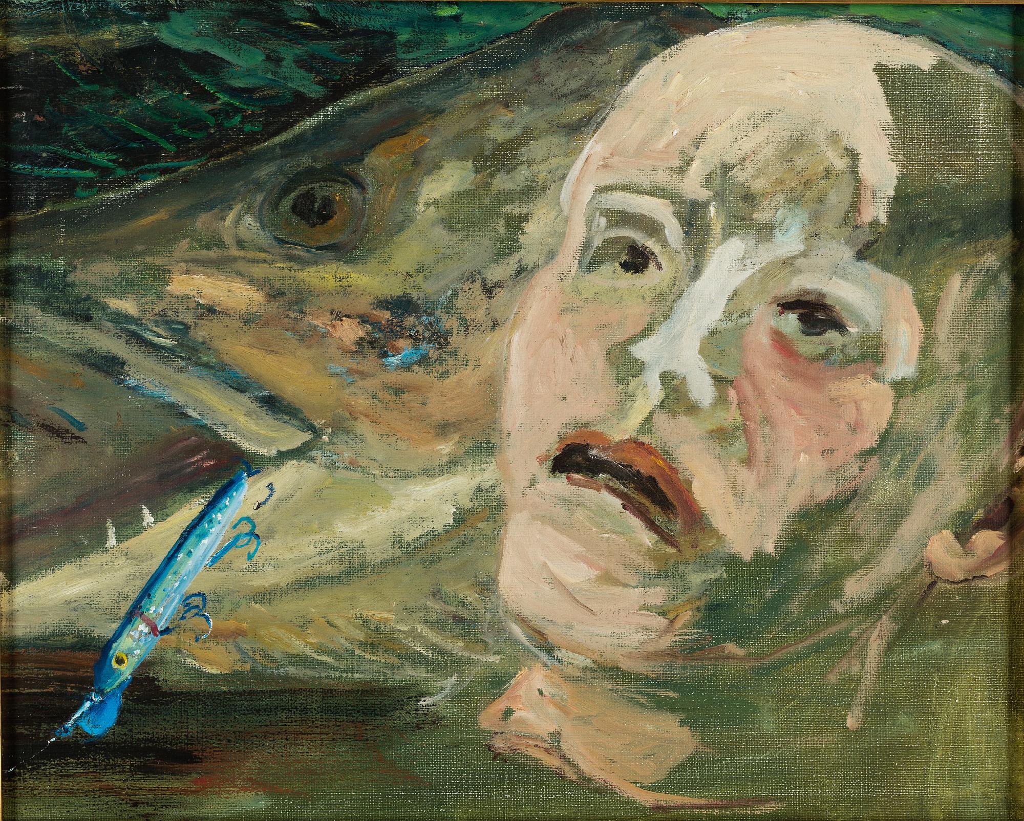 HANS WIGERT, oil on canvas, signed Hans Wigert and dated Grundsunda Stavsnäs 1997-1998 on the reverse.