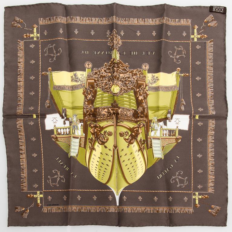Hermès, small scarf, two pcs.