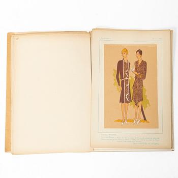 Seven French fashion magazines, 'Trés Parisien', with 123 pochoir fashion plates, Paris, G.-P. Joumard, 1927–31.