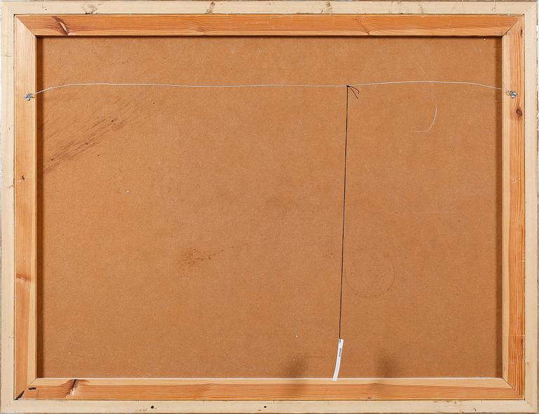 SVEN ERIK JOHANSSON, gouache på pannå, signerad och daterad 1974.
