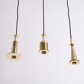 Tom Dixon, taklampor/fönsterlampor, 3 st, "Cog", Tom Dixon.