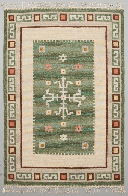 MATTA, rölakan, "Gröna Liljan", monogramsignerad CD (Carl Dagel), ca 264 x 178 cm.