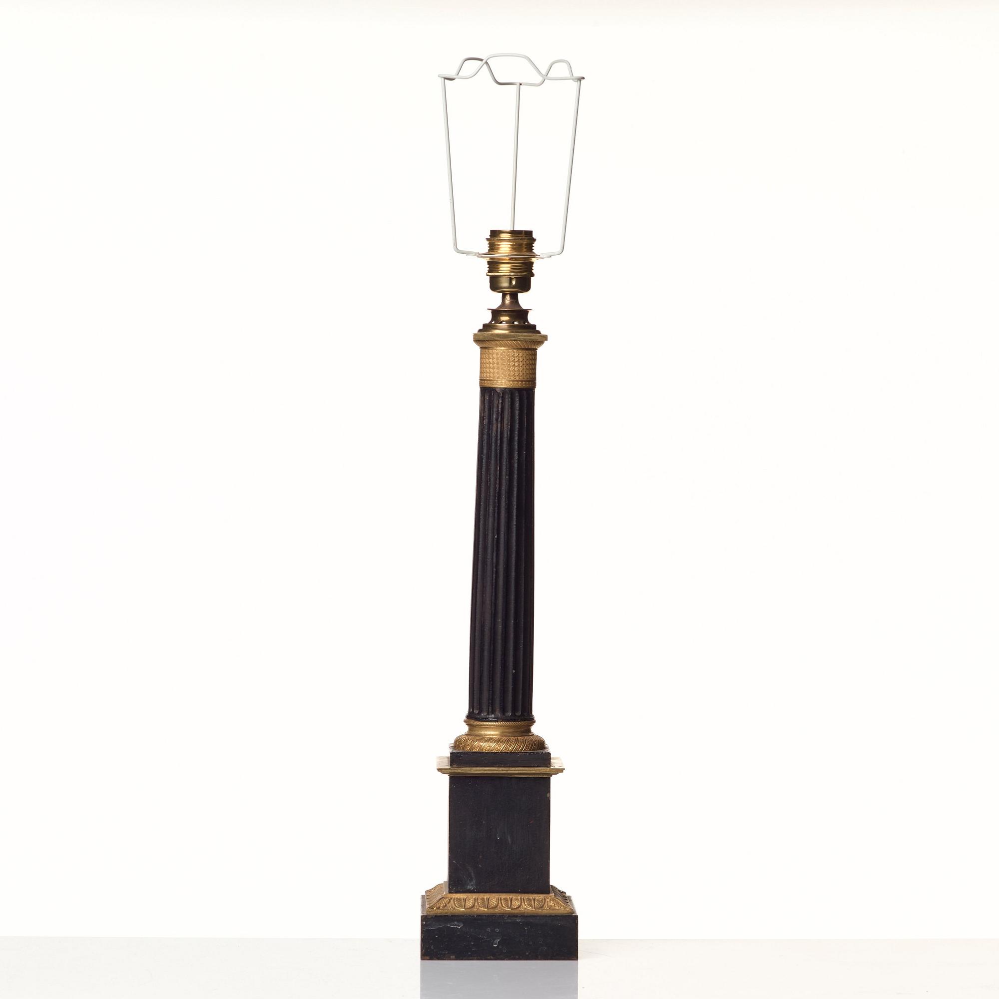 A French late Empire 19th Century table lamp.