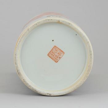 PERUKSTOCK, porslin, Kina, 1900-TAL.