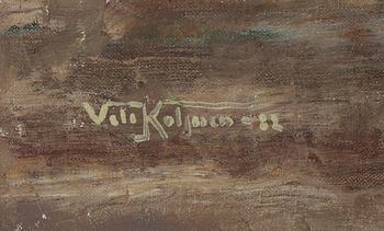 VELI KOLJONEN, olja på duk, sign. och dat.-82.