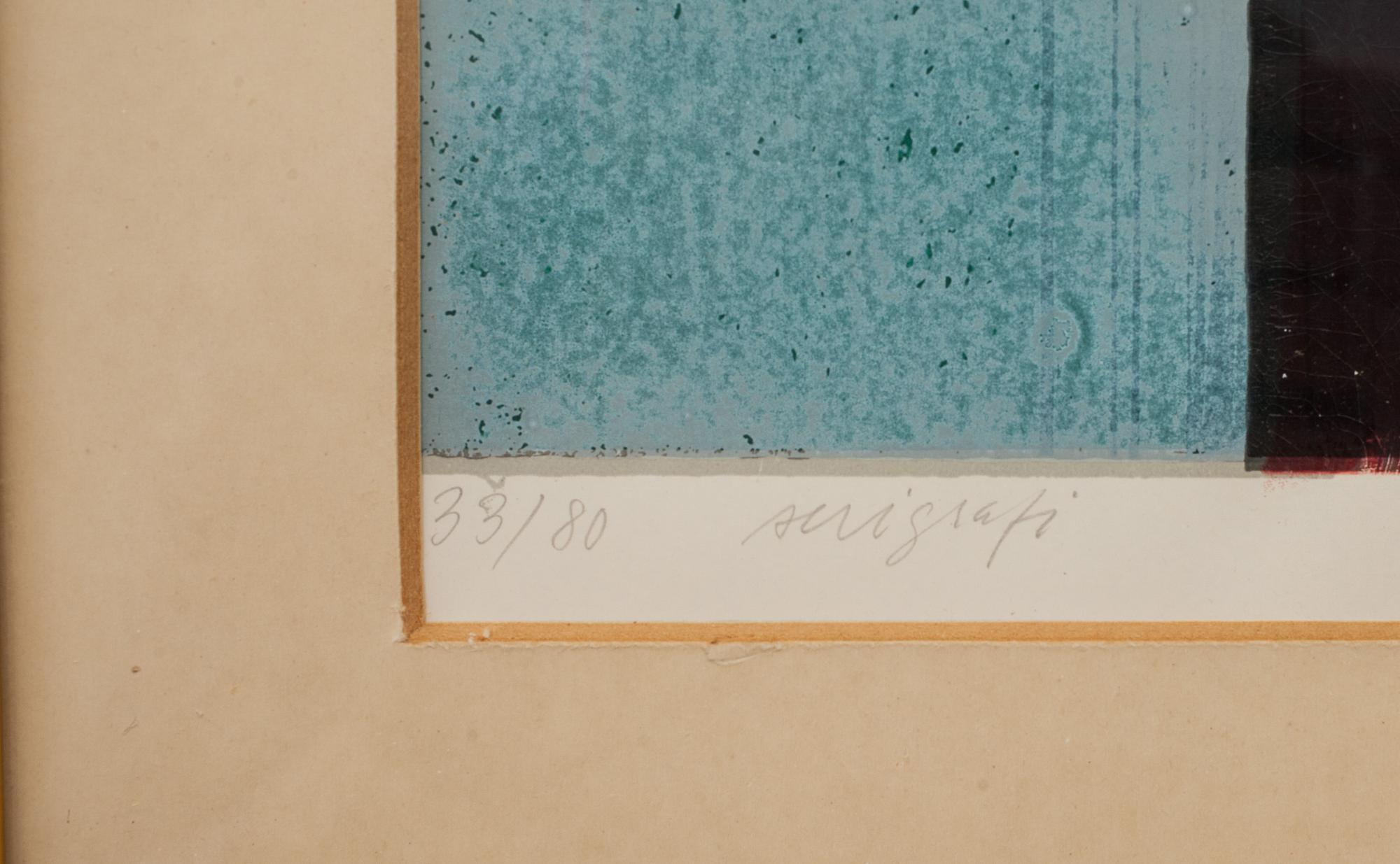 ANDERS ÖSTERLIN, färgserigrafi, signerad och numrerad 33/80.