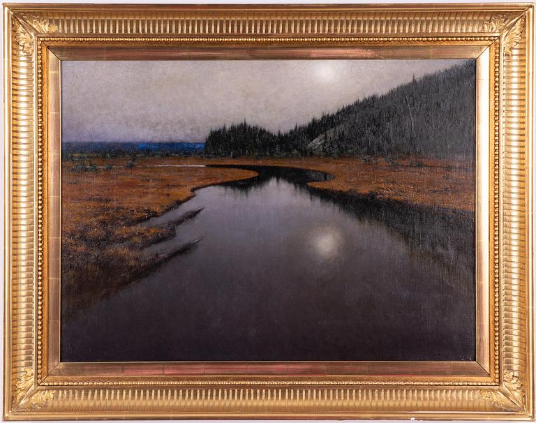 August Hagborg, Twilight over the Marsh.