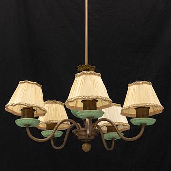 Bertil Brisborg, taklampa, modell ”30115”, Nordiska Kompaniet, 1940/50-tal.