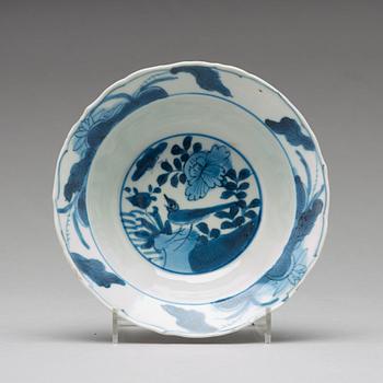 A set of ten blue and white dishes, Ming dynasty, Wanli (1572-1623).