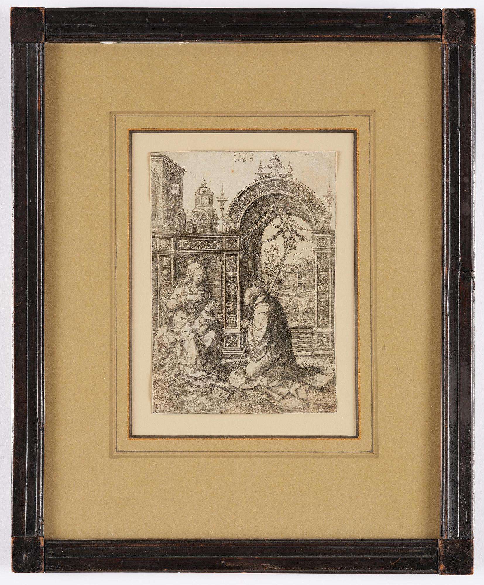 Dirk Jacobsz Vellert, "St. Bernard Adoring the Christ Child".