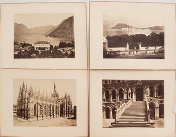 Fotografer 14 st sent 1800-tal Italien.