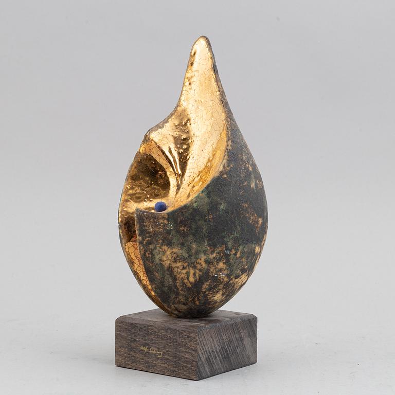 A stoneware sculpture by Alf Ekberg, signed.