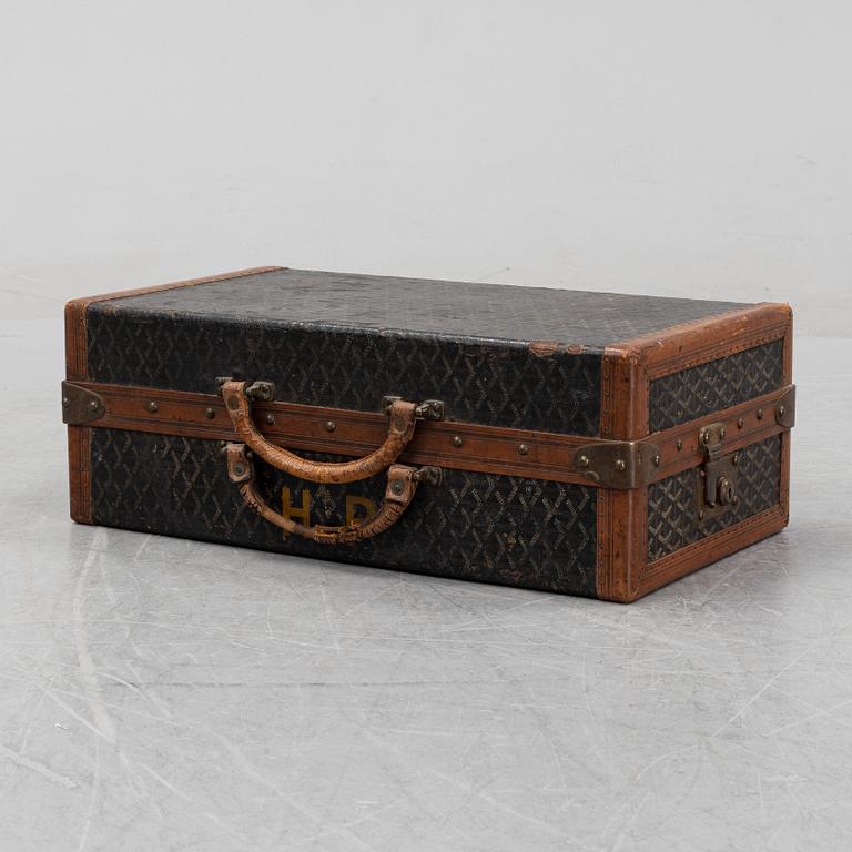 Goyard, a vintage shoe case, early 20th Century.