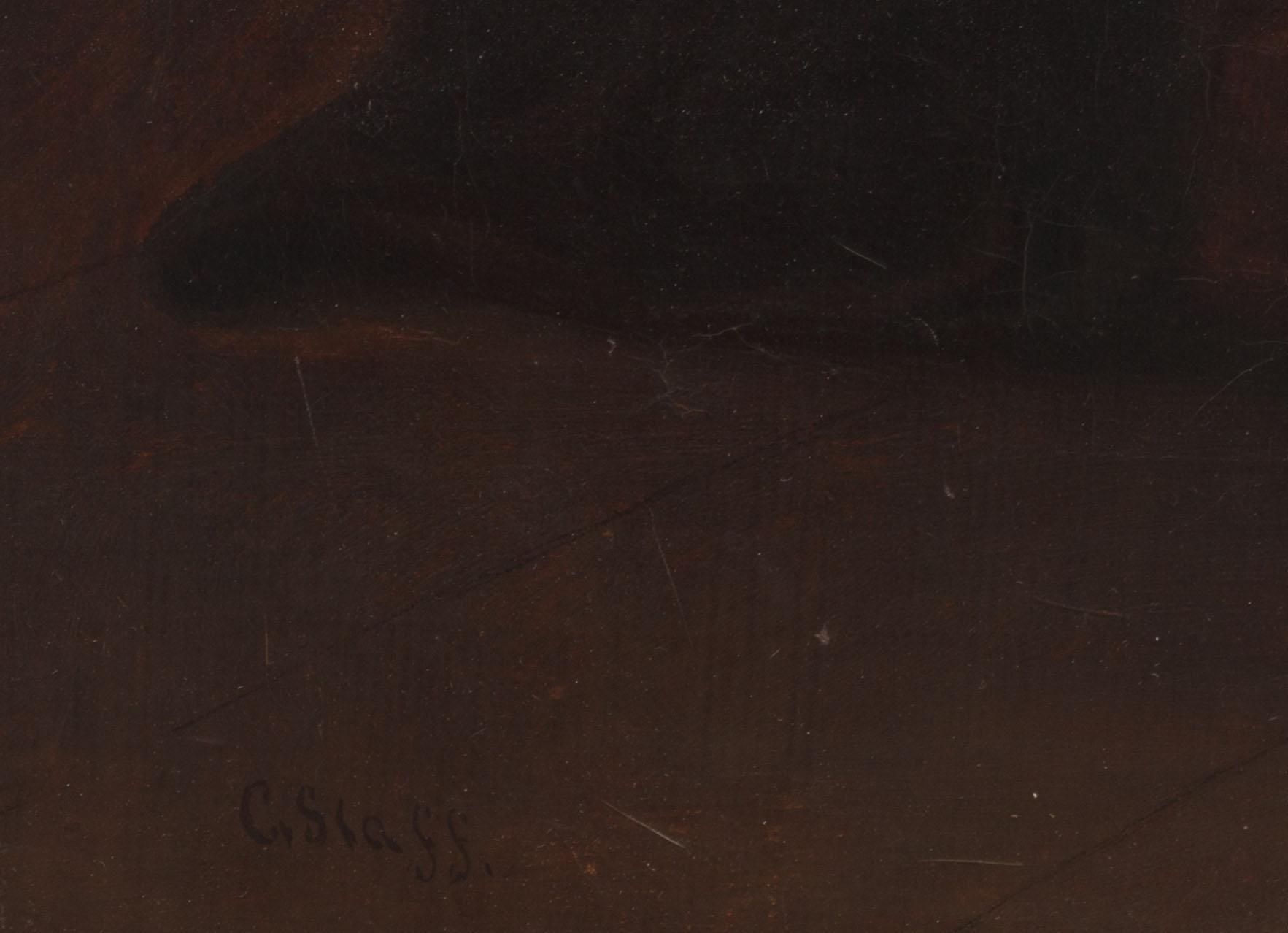 CARL THEODOR STAAF, olja på duk, signerad C. Staff.