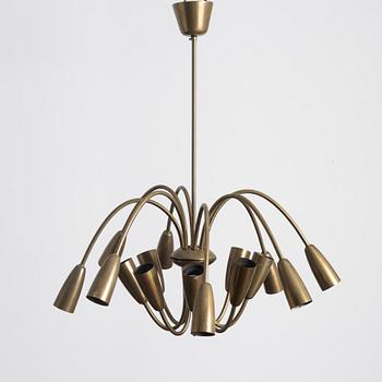 Harald Notini eller Uno Westerberg, a ceiling lamp model "12105", Arvid Böhlmarks Lampfabrik, Stockholm, 1950's.