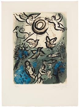 Marc Chagall, ”Création” from "Drawings for the Bible".