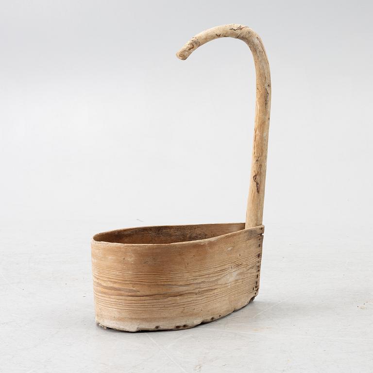 Crate, folk art, Jämtland, 19th century.