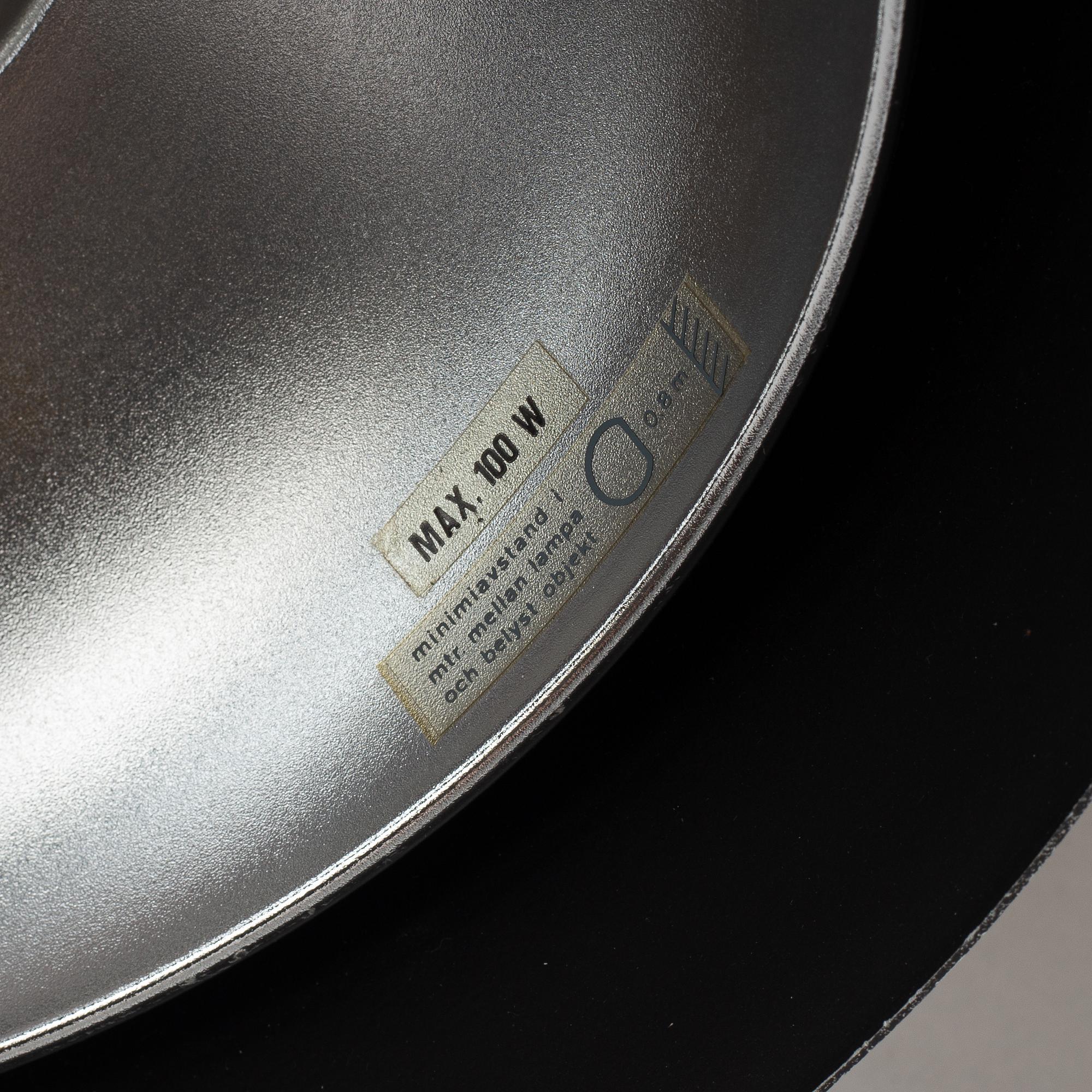 Hans-Agne Jakobsson, a pair of wall lights, Markaryd, Sweden, mid 20th century.