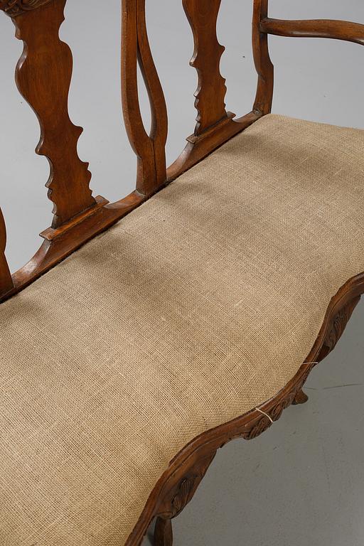 SOFFA. Nordeuropa, rokoko, 1700-talets andra hälft.