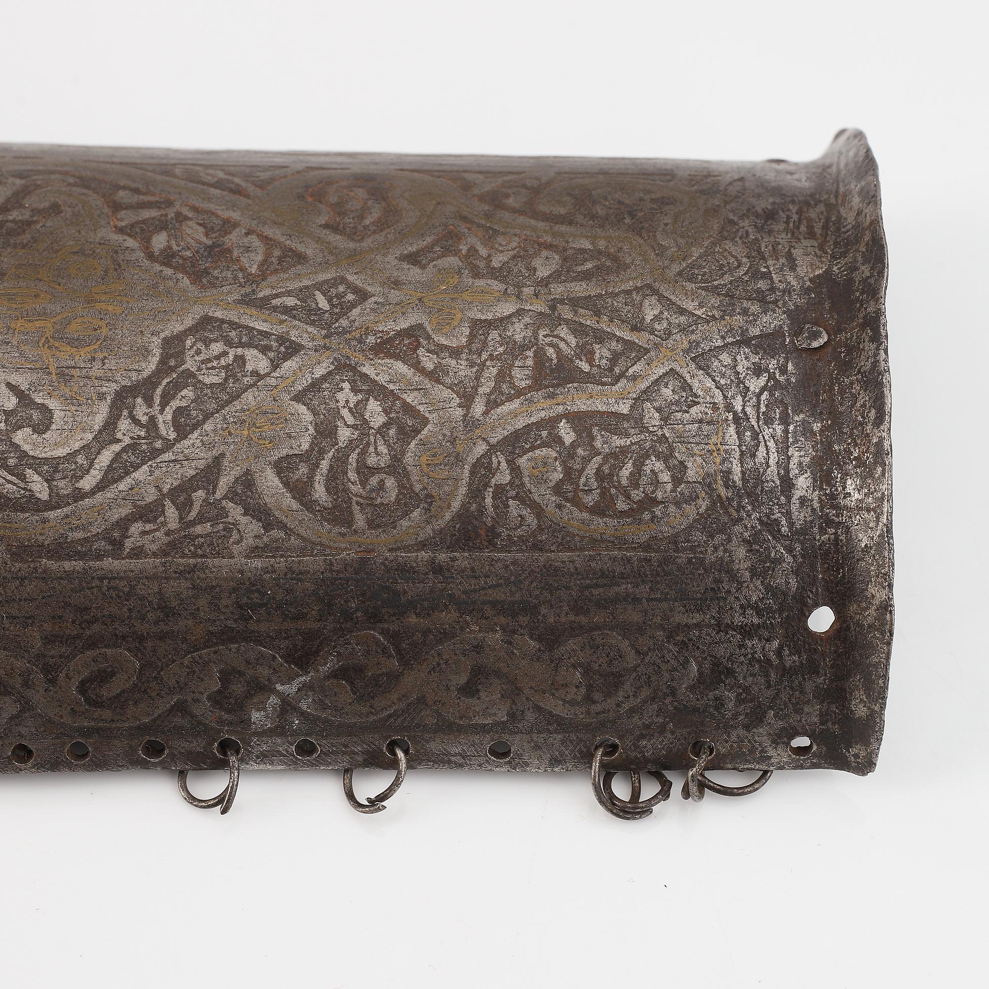 An indo persian arm guard, Bazu band, 19th Century.