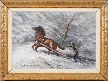 GEORG STOOPENDAAL, olja på duk, signerad.