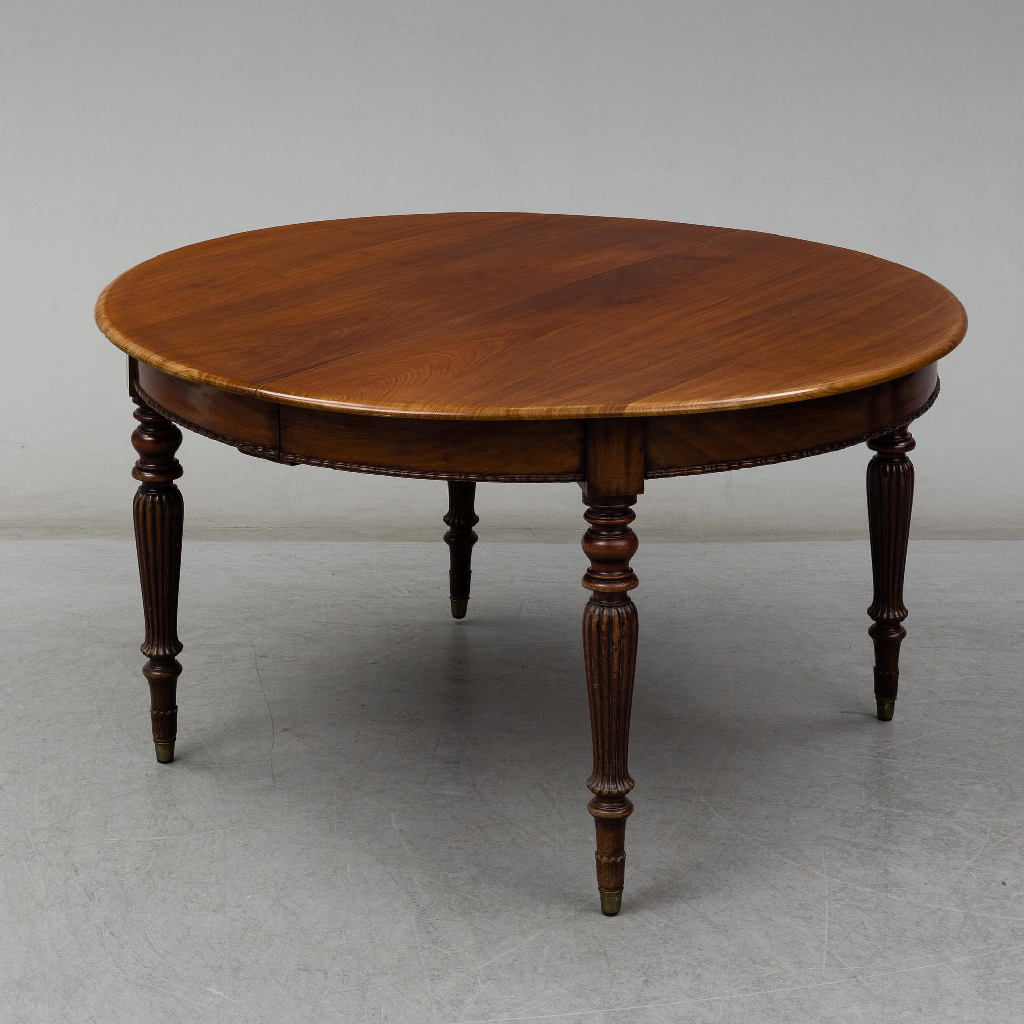 MATSALSMÖBEL, 7 delar, 1800-tal.