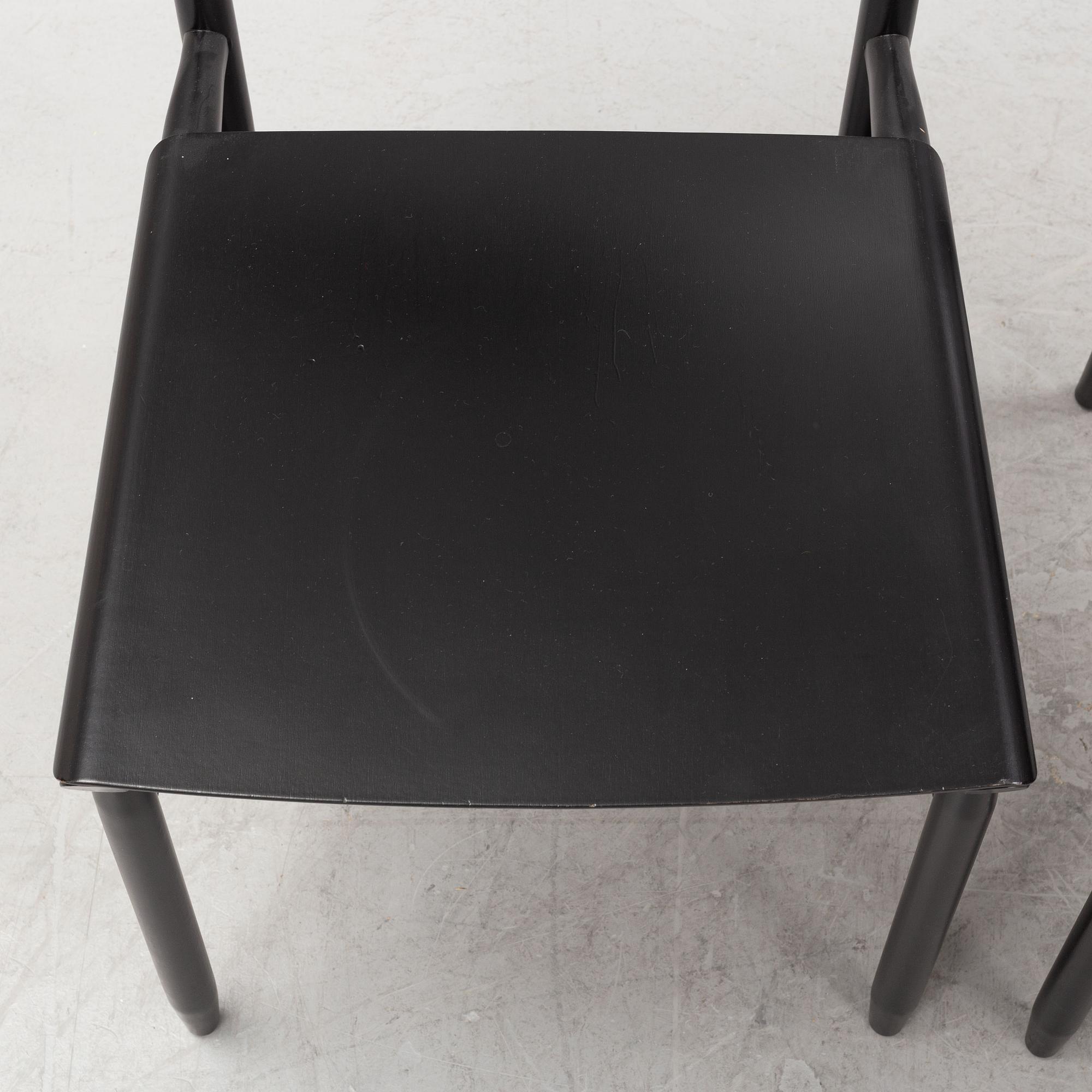 David Ericsson, a set of six 'Madonna' chairs from Gärsnäs, 2018.