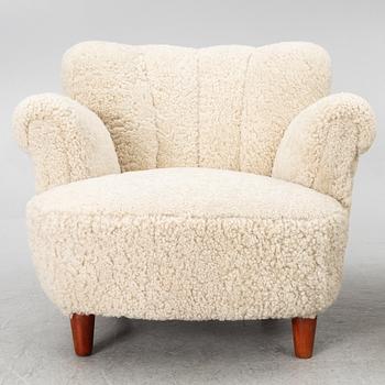 Armchairs, a pair, Swedish Modern, 1940s.