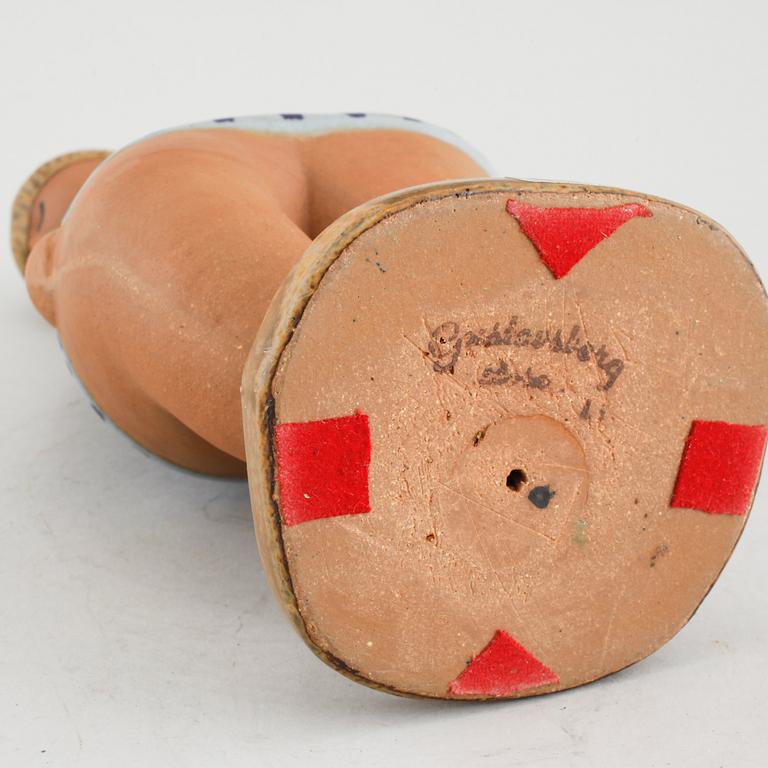 A stoneware figurine by Lisa Larson for Gustavsberg, signed, second half of the 20th century.