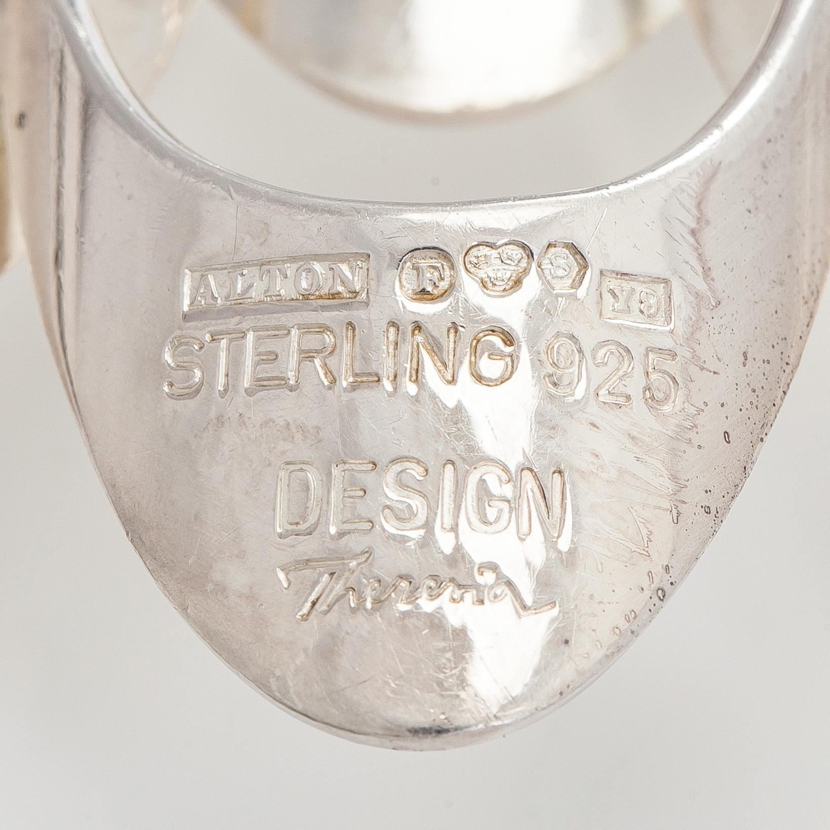 Theresia Hvorslev, necklace, silver, Alton, Falköping 1973.