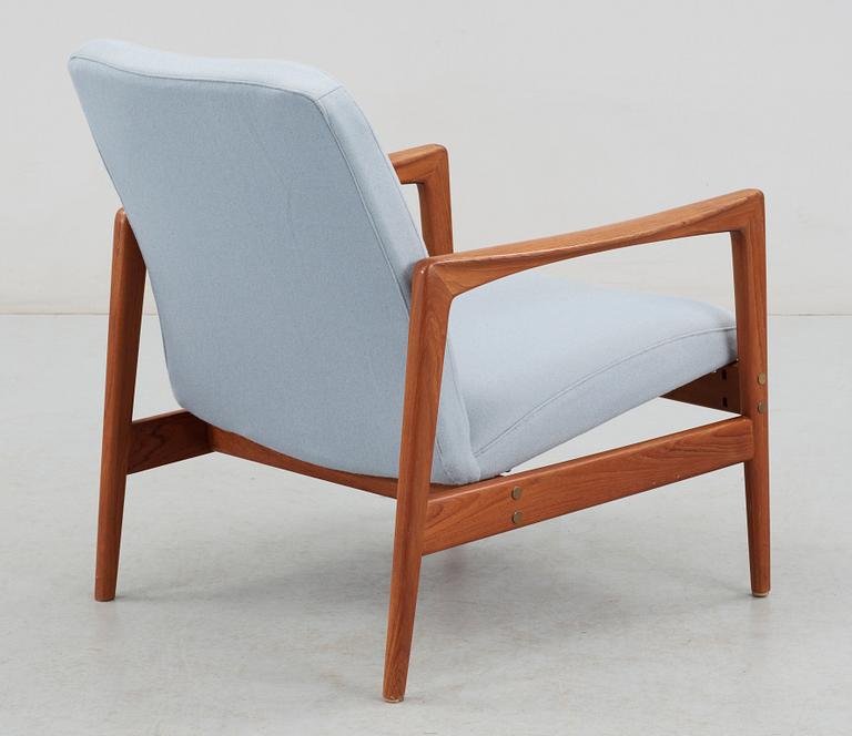 FÅTÖLJ, märkt DUX, 1950-tal.