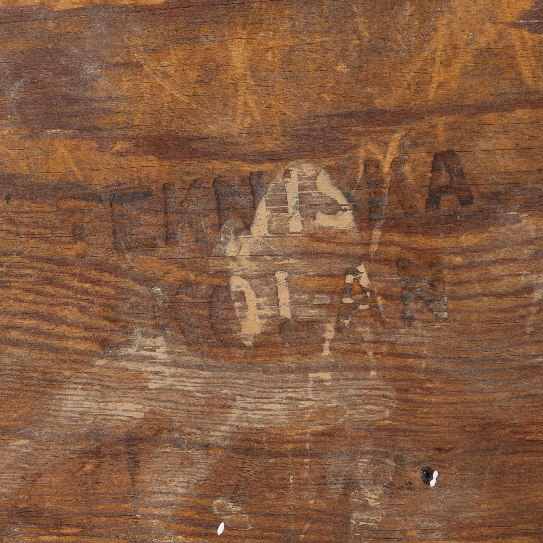 Stools, a pair, Technical School, 1930s.