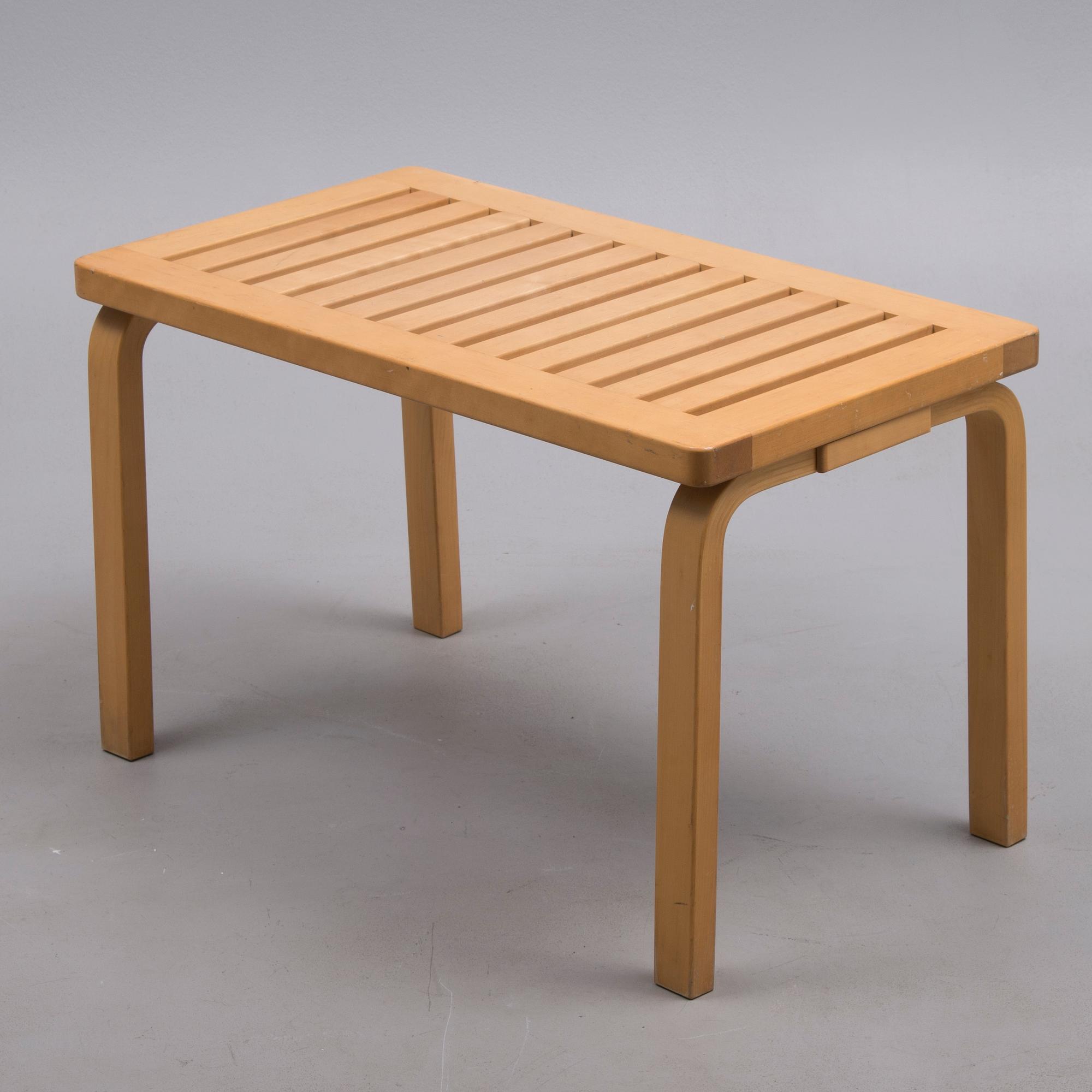 BÄNK, modell 153B, Alvar Aalto, Artek. Formgiven 1945.