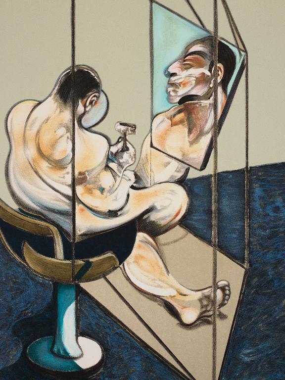 Francis Bacon After, "Three studies of a male back" (Triptych).