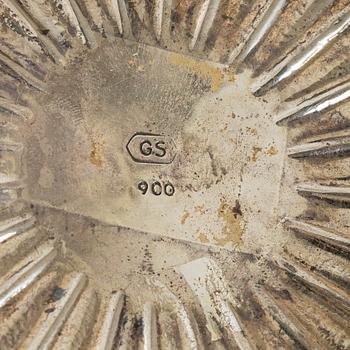 Candelabrum, silver, Empire style, 20th century.