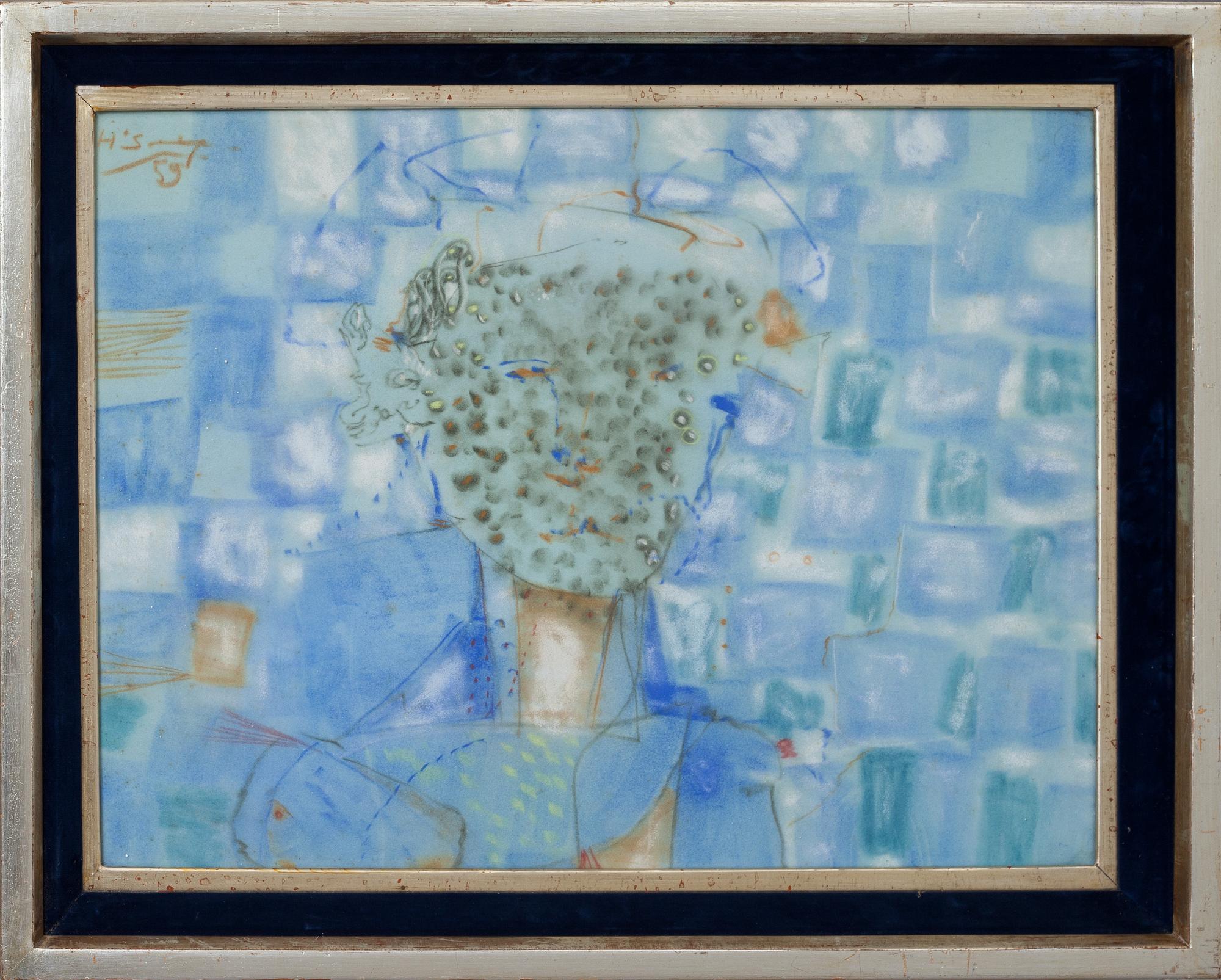 HENRI SERT, pastell, signerad och daterad -59-.