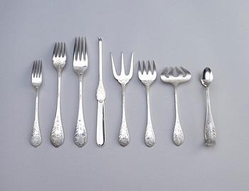 A silverware set, model 'C', 181 pieces, W.A. Bolin, Stockholm 1918–1938 and a wood chest included.