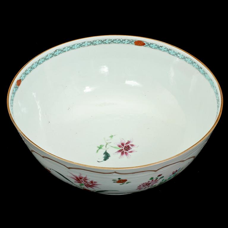BÅLSKÅL, porslin, Kina, 1700-tal.