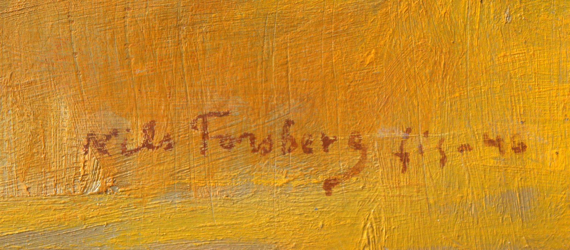 NILS FORSBERG, olja på duk, sign o dat 46.