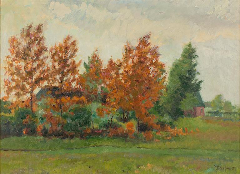 Fritz Kärfve, Autumn Landscape.