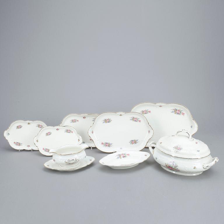 MATSERVIS,108 delar,  porslin, "Sanssouci", Rosenthal.