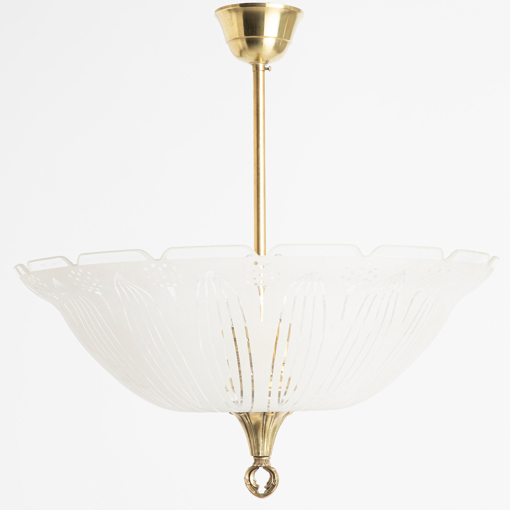 Ceiling lamp, 20th century, mid-20th century.