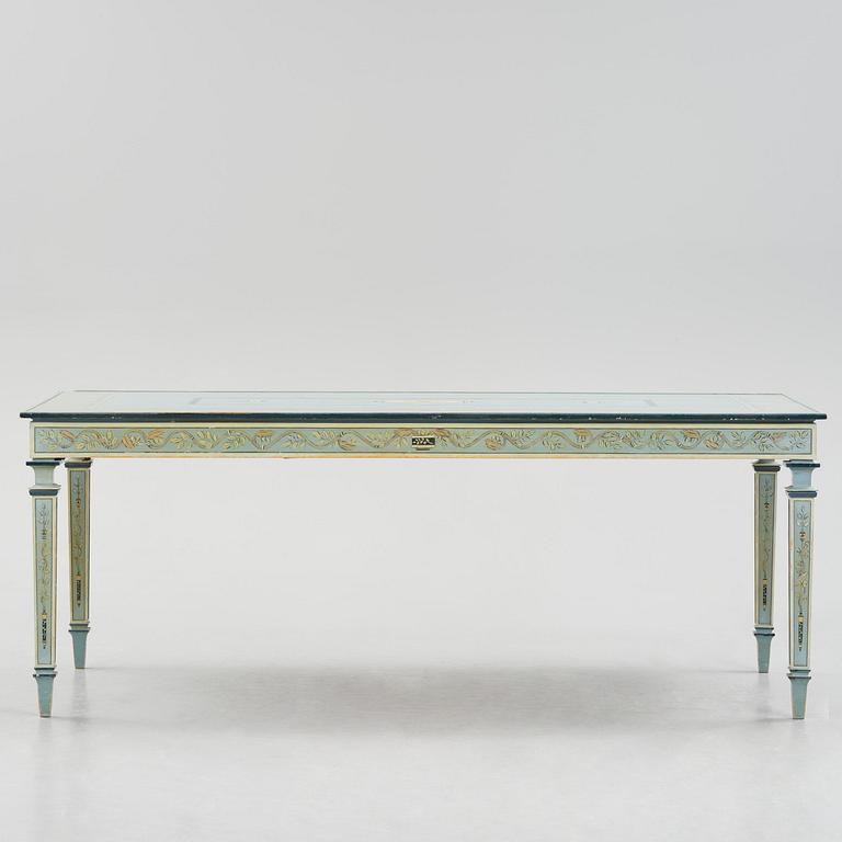 Carl Malmsten, a grand Swedish Grace dining table, cabinetmaker Albin Johansson, Stockholm, for Villa Kvikkjokk, 1927.