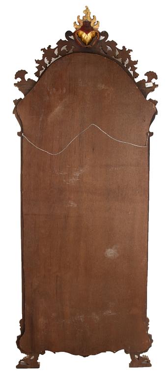 A rococo style mirror, second half of the 20th Century.
