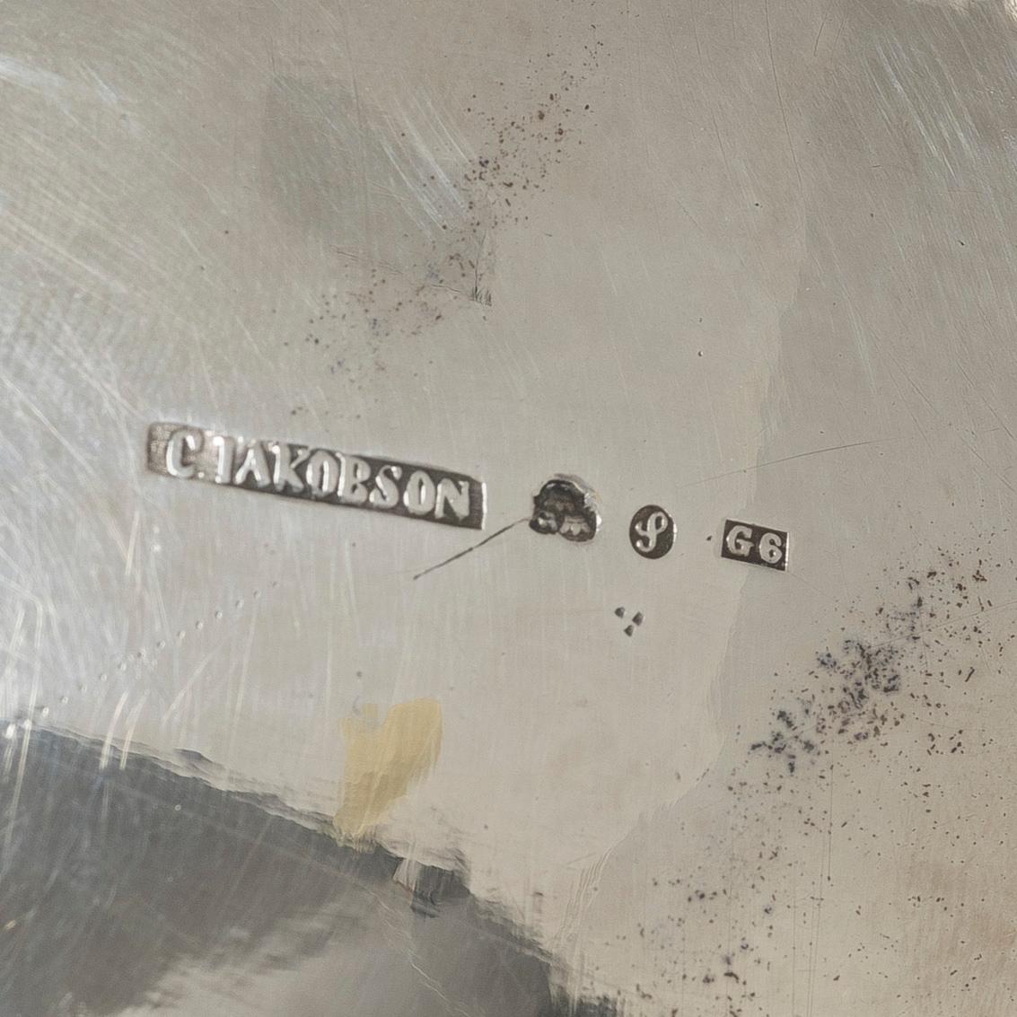 Carl Jakob Jakobson, a silver bowl, Söderhamn 1932.