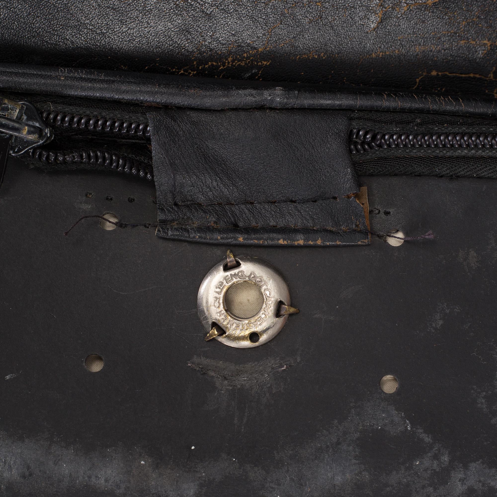 An easy chair and ottoman by Charles & Ray Eames, Herman Miller, USA, produced with licence by Hille, London.