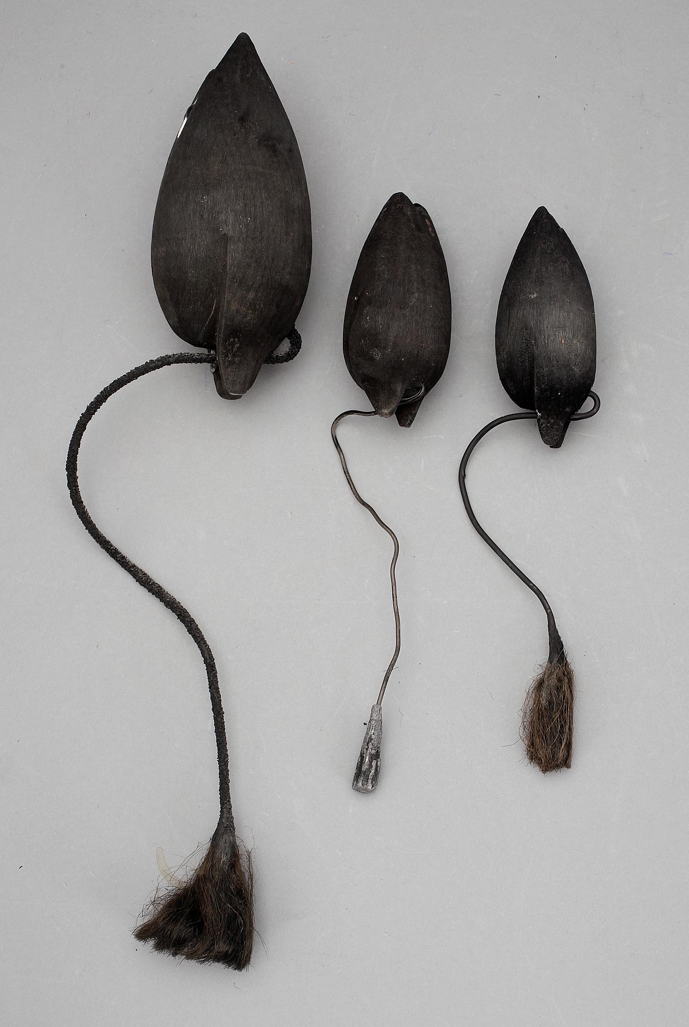 FIGURER, 3 st, Dalarna, 1960/70.